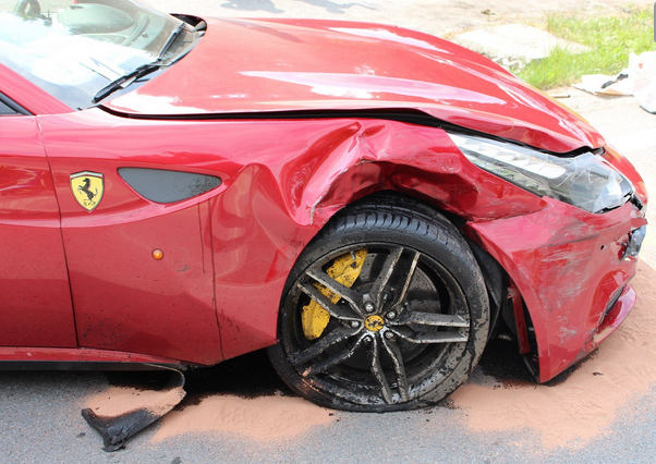 Škody spôsobené na Ferrari boli vyčíslené na takmer 110-tisíc eur!