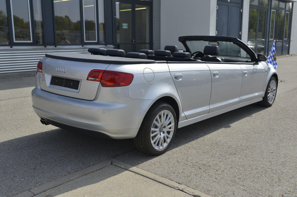 8-miestny XXL kabriolet: Rodinný úlet z dielne Audi! 4 Audi A3 Cabrio v upravenej verzii