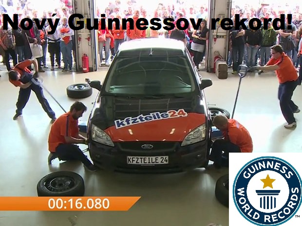 Video: Najrýchlejšia výmena kolies na svete! 2 Najrýchlejšia výmena kolies na svete