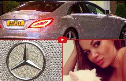 Najexkluzívnejšie mašiny planéty: Mercedes CLS 350 pokrytý miliónom Swarovski kryštálov! 