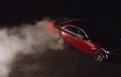 Najsilnejší Cadillac všetkých čias: Nový CTS-V 2016 sa predviedol v drifte!