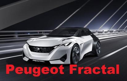 Peugeot Fractal: Holografické premietanie obrazu a infra-basové reproduktory!