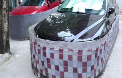 Takto chránia v Číne autá pred potkanmi!