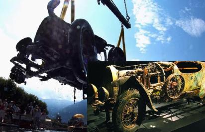 Vzácne Bugatti vylovené z vody po 75 rokoch: Predané za 260 500 eur! 