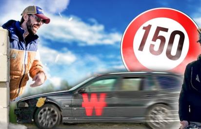 Crash test: Náraz auta pri rýchlosti 150 km/h!