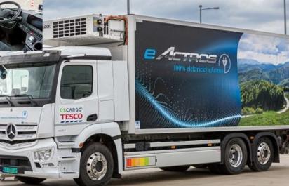 Test 27-tonového Mercedes-Benz kamiónu na Slovensku!