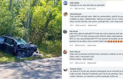 Pri Šali vodič Mercedesu zabil dvoch ľudí, ľudia sa postavili na jeho stranu. Policajti ho nemali naháňať, tvrdia
