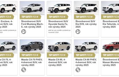 Toto sú najbezpečnejšie autá 2025 podľa IIHS. Väčšinu už kúpite ako jazdenky za polovicu pôvodnej ceny