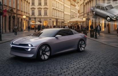 Škoda 100 je späť, automobilka na prvých vizuáloch odhalila netradičnú karosériu bez zadného okna