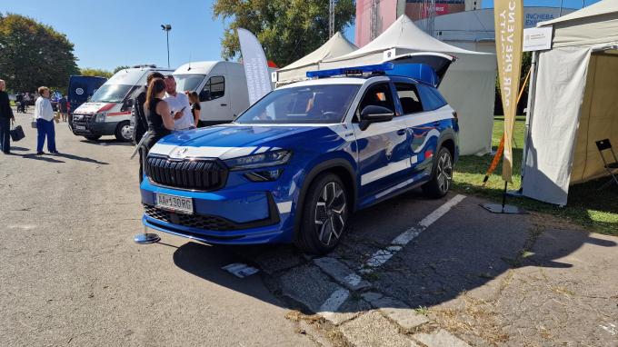 Policajné demo vozidlo Škoda Kodiaq na Dni Ministerstva vnútra SR 2025