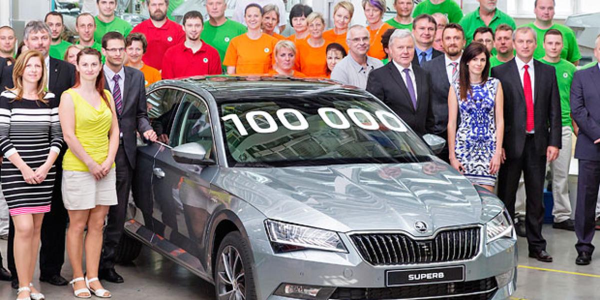 Z novej Škody Superb sa vyrobilo už 100 000 kusov