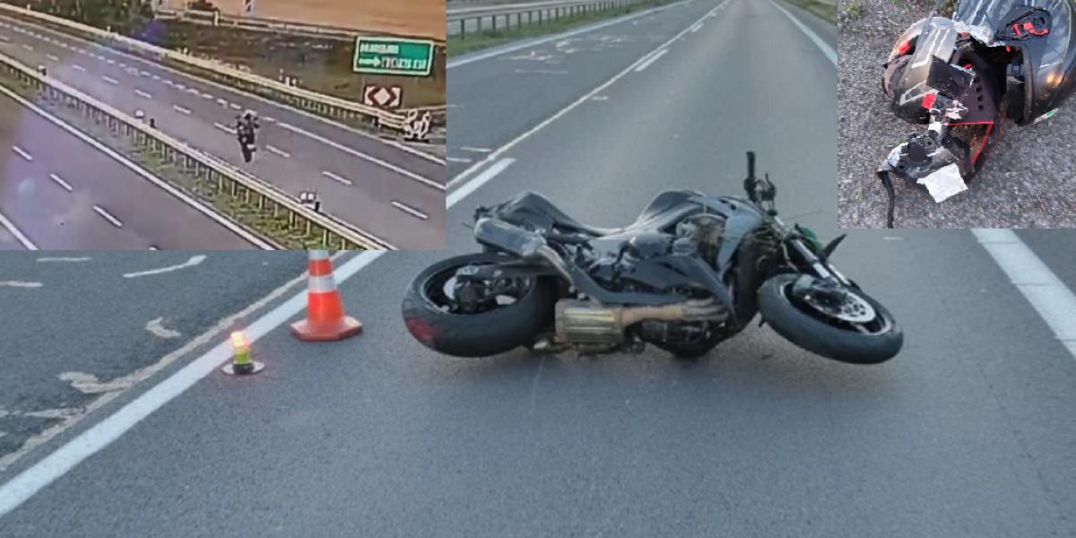 Nehoda na diaľnici do TN: Smrť motorkára kvôli jazde na zadnom kolese