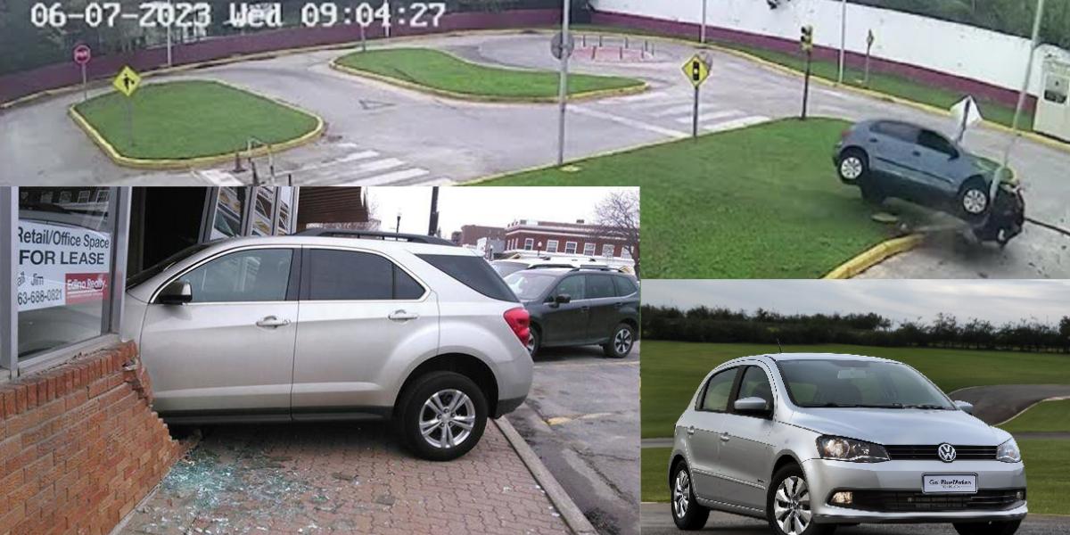 Auto na totálku: 63-ročná vodička v autoškole rozmlátila Golf!