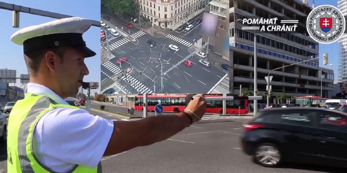 Video: Riadenie frekventovanej križovatky v BA!
