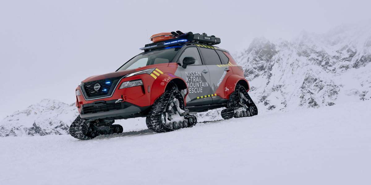 Nissan X-Trail Mountain Rescue ukazuje, že pohon je vhodný aj do zlých podmienok