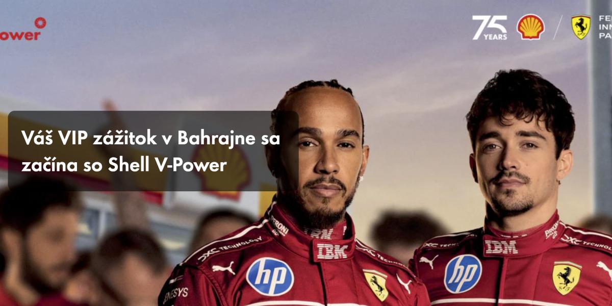 Shell a Scuderia Ferrari HP oslavujú 75 rokov, rozdajú 5 lístkov na Veľkej cene Bahrajnu