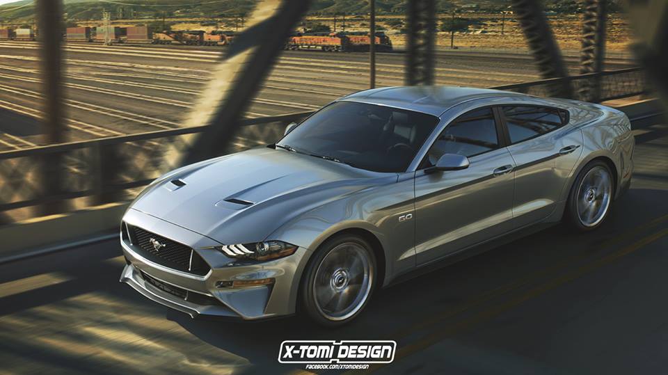 Ford chce Mustang so 4 dverami! Takto by vyzeral!