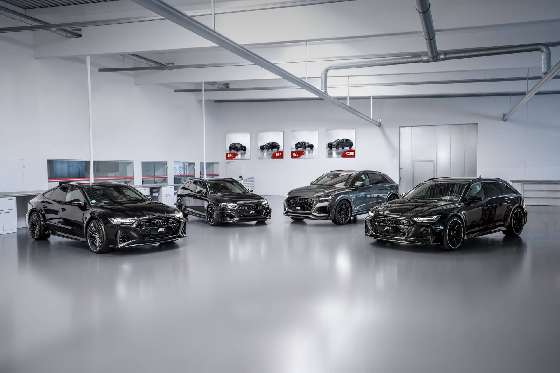 ABT tuningové nebo - Audi RS4, RS6, RS7 a RS Q8. _