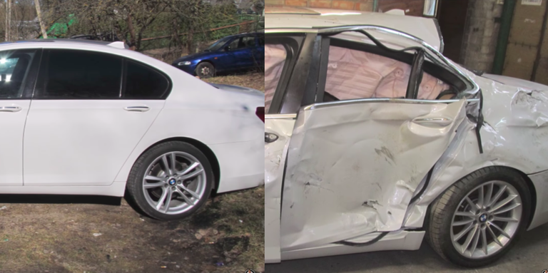 BMW 7 na totálku opravené ako nové!