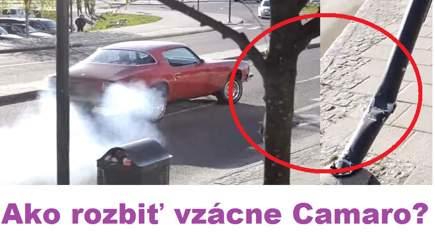 Ako rozbiť vzácne Camaro pri burnoute?