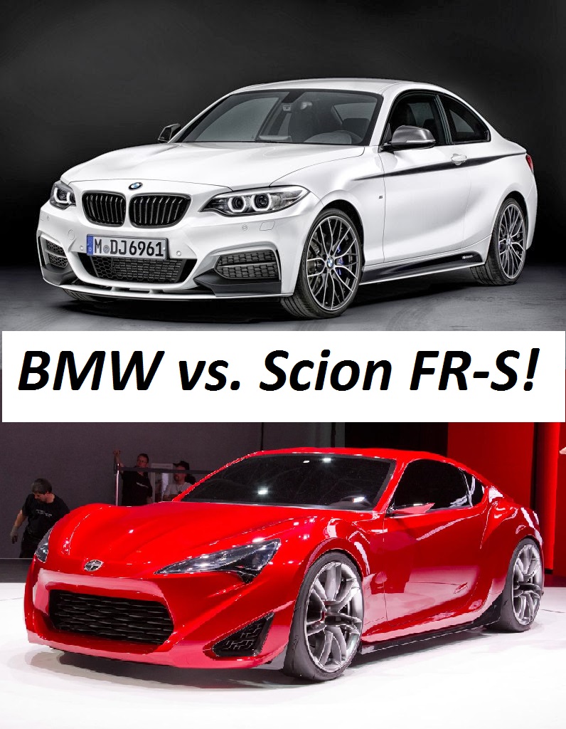 Test neporovnateľných vozidiel? Luxusné kupé BMW 228i MSport vs. Scion FR-S! 