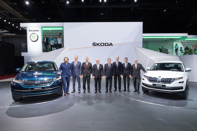 Predstavenie novej Škody Kodiaq na autosalóne v Paríži