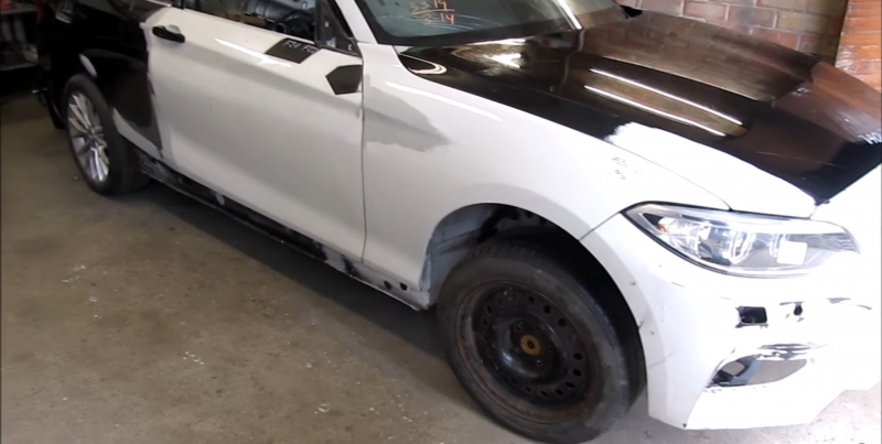 Ruské BMW 2 na totálku pozvárané na funglovku!