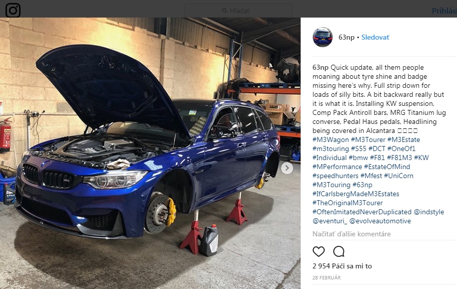 BMW M3 ako combi - Dokonalý urob si sám originál!