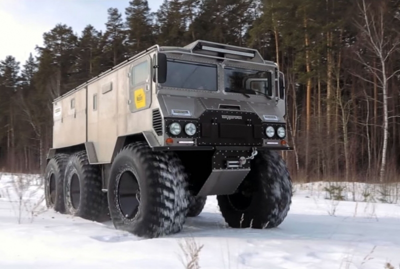 Burlak 6x6, gigant, ktorý chce pokoriť Severný pól!