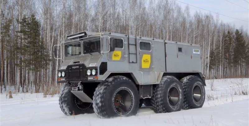 Burlak 6x6, gigant, ktorý chce pokoriť Severný pól!