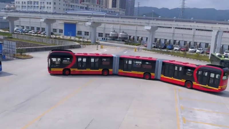 Najdlhší elektrický autobus na svete 