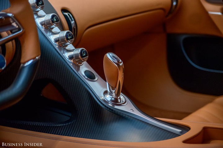 Bugatti Chiron - interiér