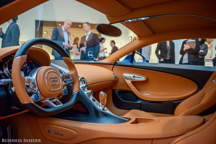 Bugatti Chiron - interiér