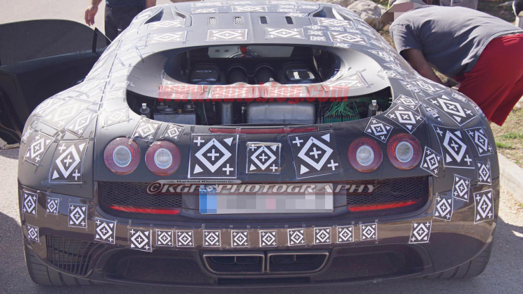 Bugatti Chiron na špionážnych záberoch