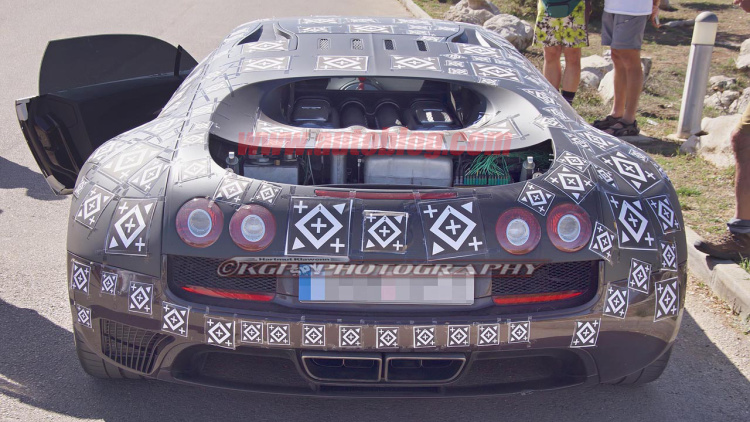 Bugatti Chiron na špionážnych záberoch