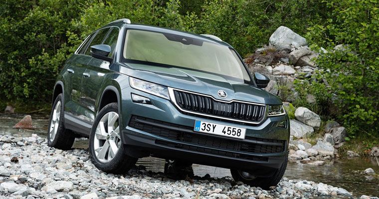 Crash test Škody Kodiaq