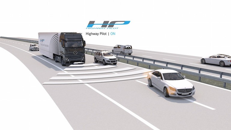 Mercedes-Benz Actros Highway Pilot-Benz 
