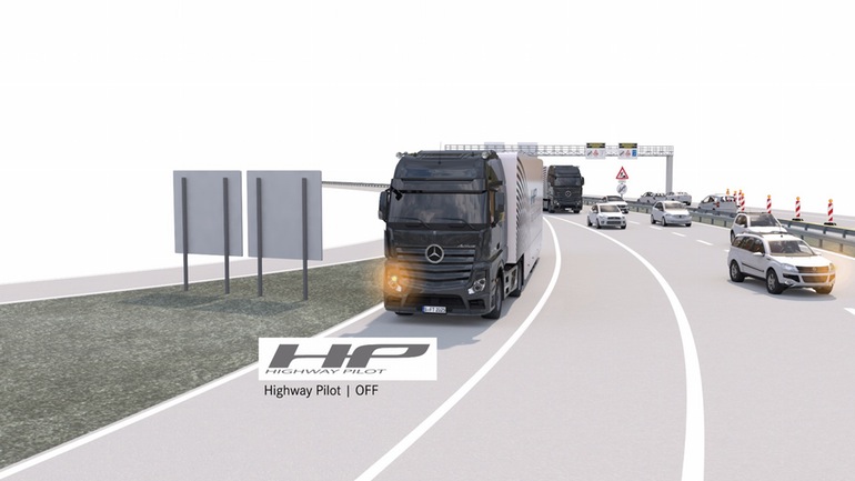 Mercedes-Benz Actros Highway Pilot-Benz 