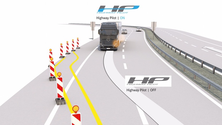 Mercedes-Benz Actros Highway Pilot-Benz 