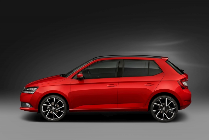 Modernizovaná Škoda Fabia 