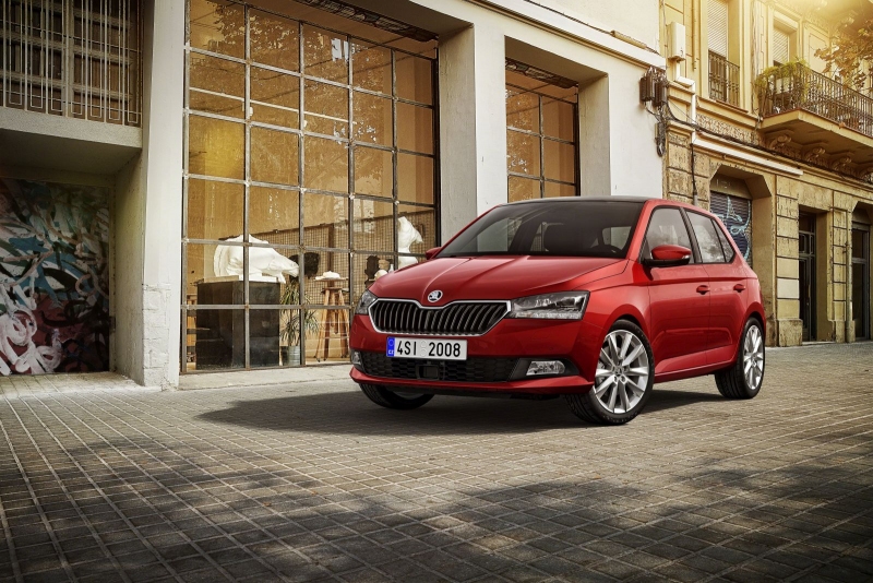 Modernizovaná Škoda Fabia 