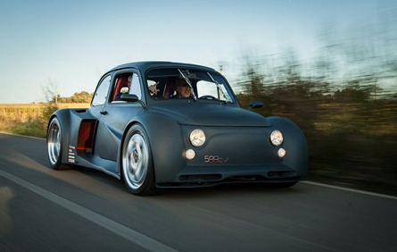 Fiat 500 s motorom z Lamborghini