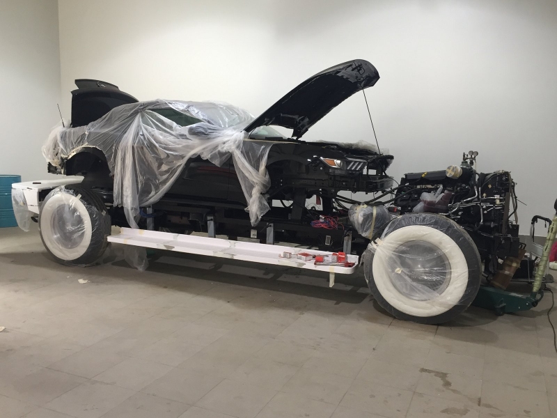 Takto prerobený Mustang si ešte nevidel! Je najväčší na svete a má 4x4!