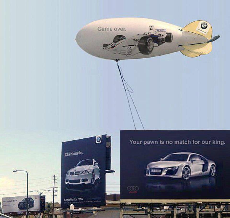 Vojna BMW a Audi, na bilboardoch si nič nedarujú!