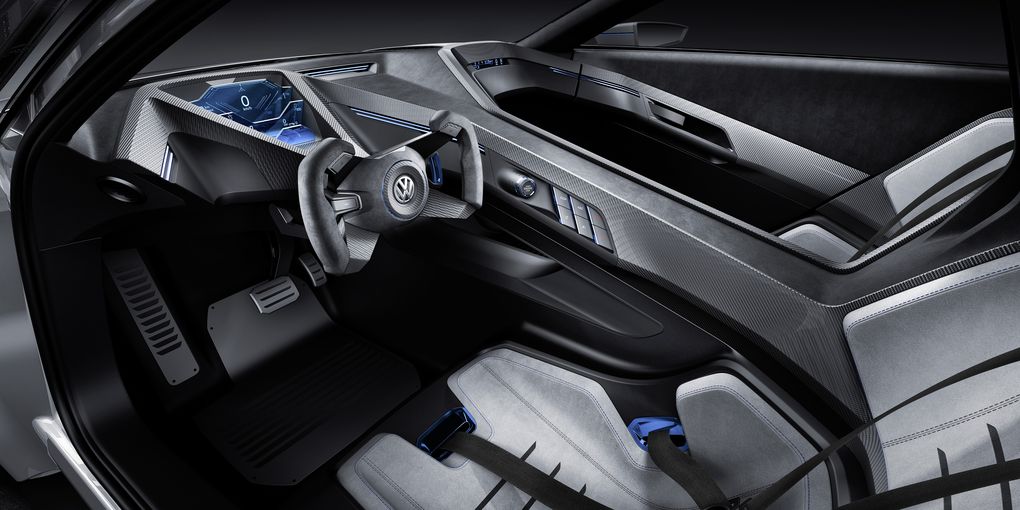 Interiér konceptu Golf GTE Sport 
