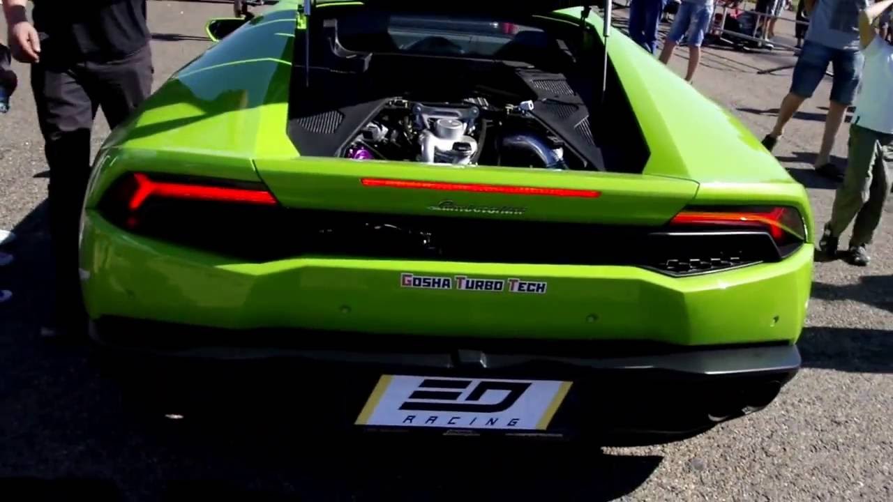 8.37s @ 275 km/h. Lamborghini Huracan TwinTurbo GTT-X