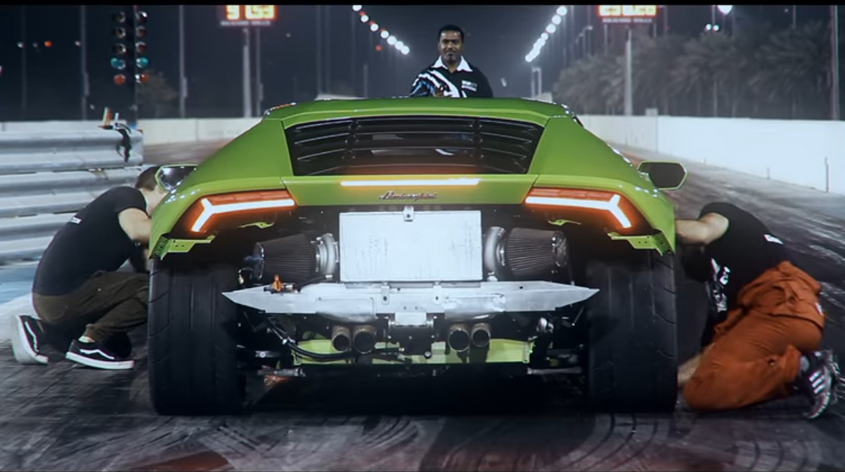 8.37s @ 275 km/h. Lamborghini Huracan TwinTurbo GTT-X