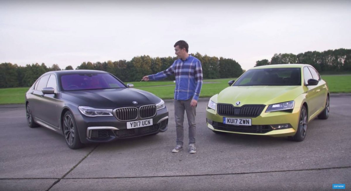 BMW M760Li vs. Škoda Superb 280 - Kto z koho? Sleduj brutálny súboj!
