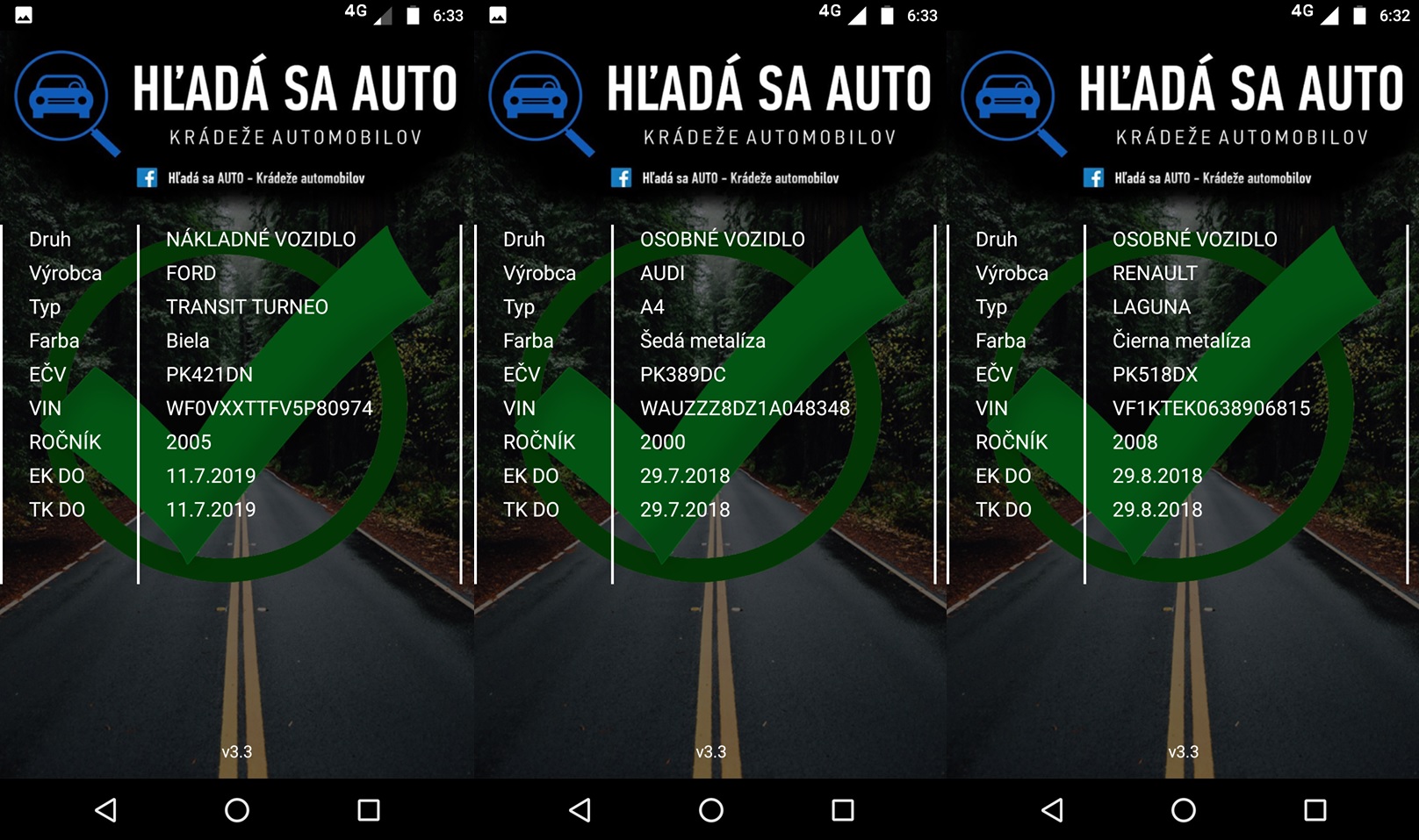Systém Haka - Hľadá sa auto - Vyhľadávanie kradnutých áut na Slovensku