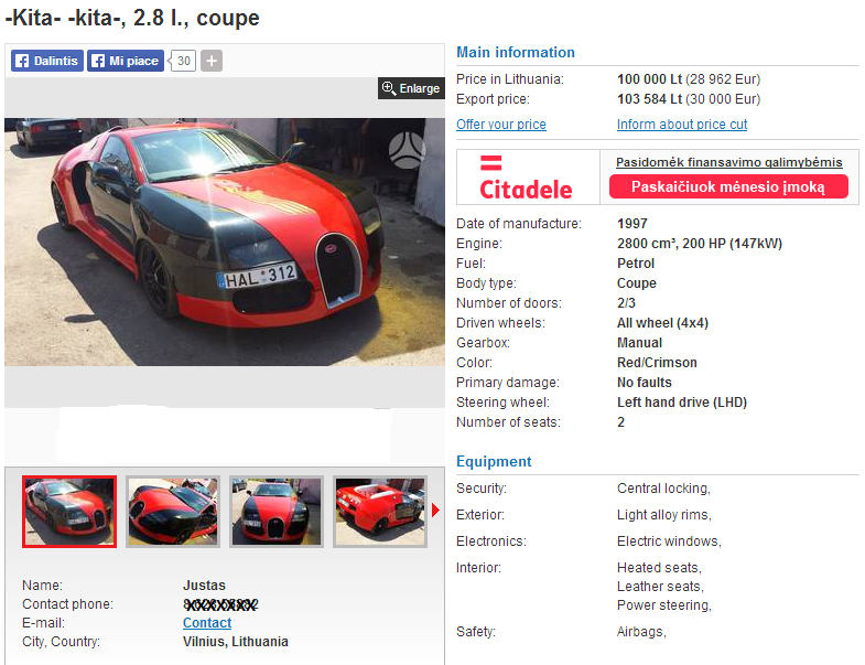 Je to Bugatti Veyron? Nenechajte sa napáliť!!!